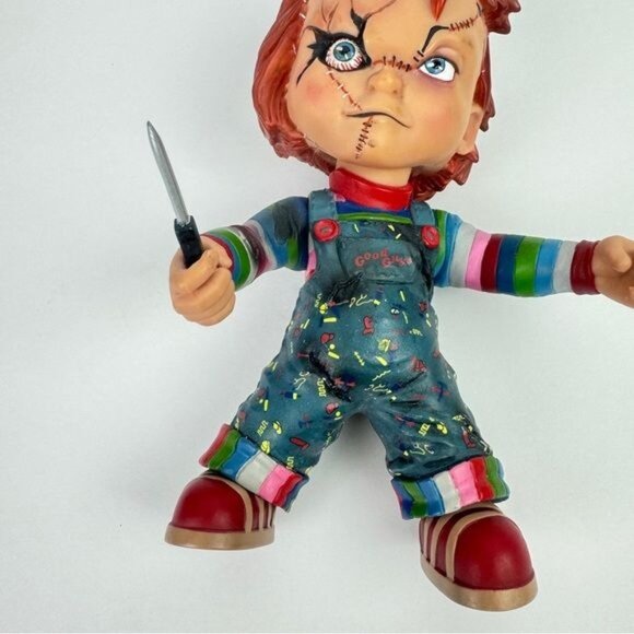 Chucky Good Guys Doll With Knife Horror Halloween Toy Collectible Action Figure - Picture 6 of 9